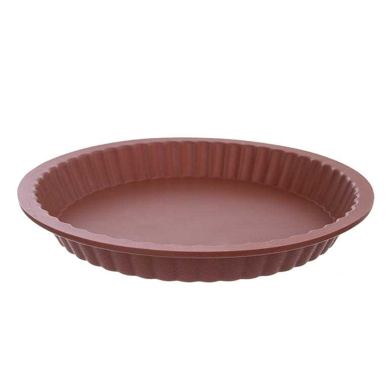 Silikonová forma na koláč 27 cm hnědá