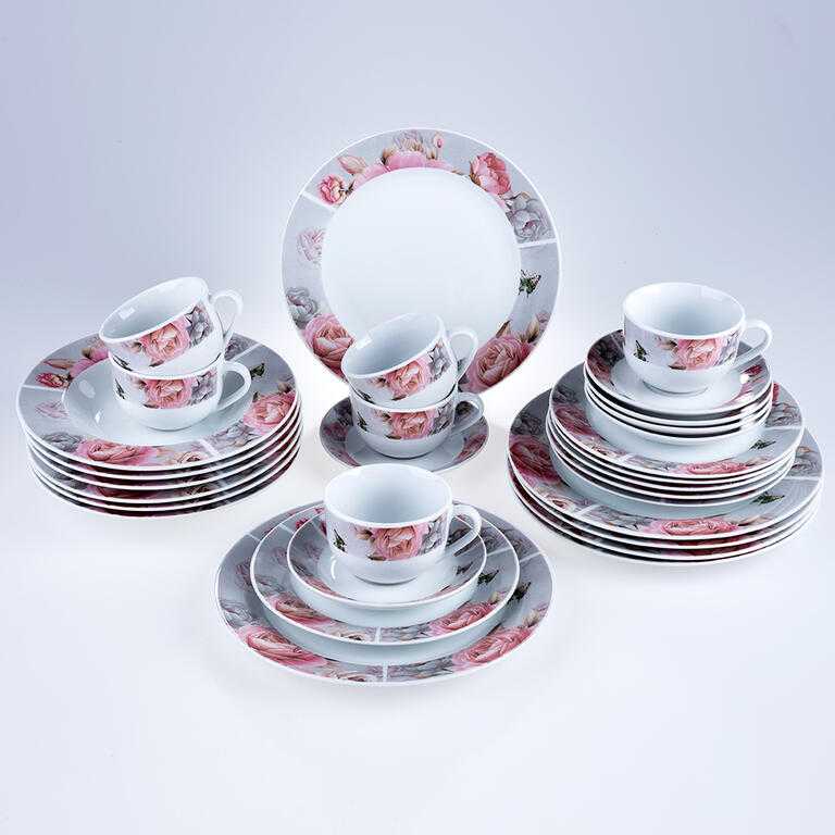 Porcelánová jídelní sada ROSETTA 30 ks
