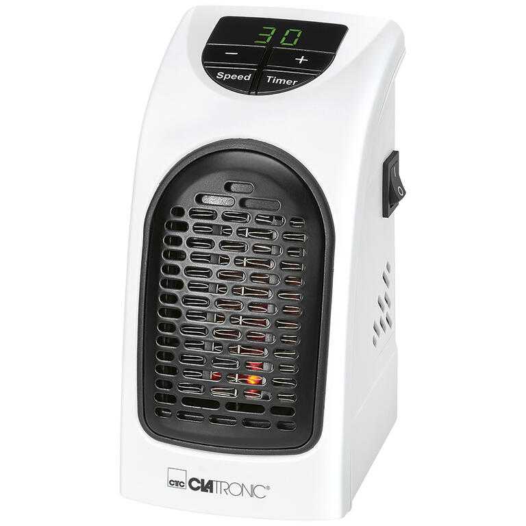 Teplovzdušný ventilátor do zásuvky Clatronic