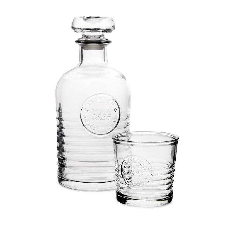 Sada karafy a 6 skleniček na whisky Bormioli Rocco