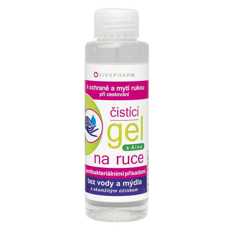 Antibakteriální čisticí gel na ruce s aloe 100 ml