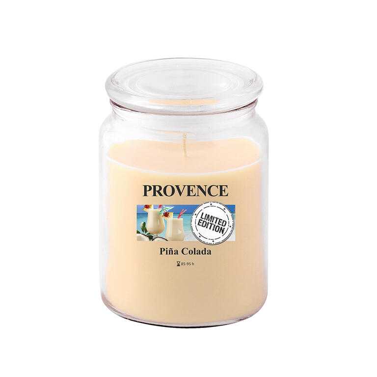 Lumânare în borcan cu capac PINA COLADA 510 g