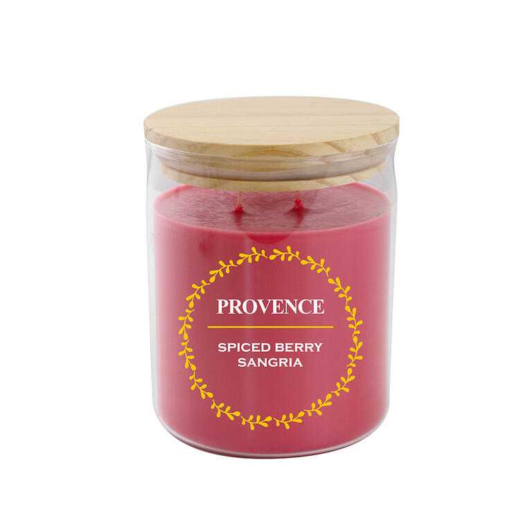 Svíčka ve skle s víčkem SPICED BERRY 530 g, 2 knoty