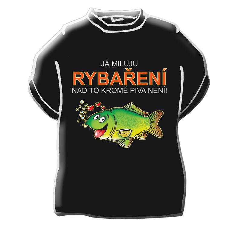 Originální tričko Já miluju rybaření
