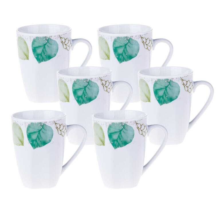Sada porcelánových hrnků SPRING SPIRIT 330 ml 6 ks