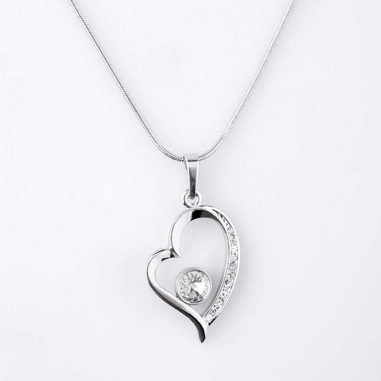 Lănţişor INIMIOARĂ cu cristale Swarovski