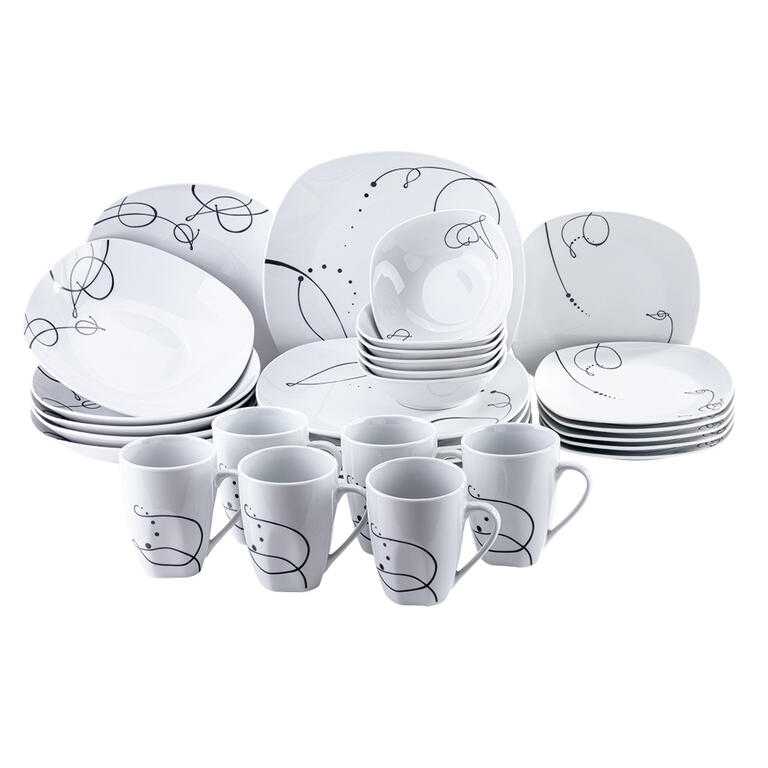 Porcelánová jídelní souprava CHANSON 30 dílů