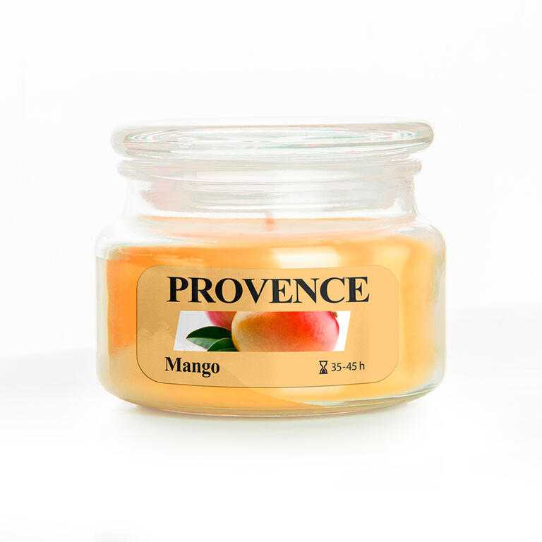 Sviečka v skle s viečkom MANGO 200 g