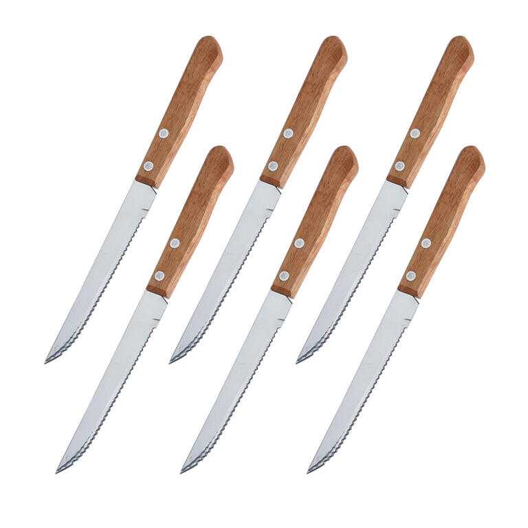 Set 6 cuţite de friptură VAGGAN BBQ EXCELLENT
