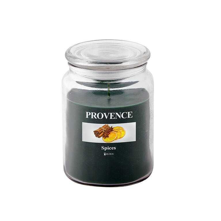 Sviečka v skle s viečkom KORENIE 510 g