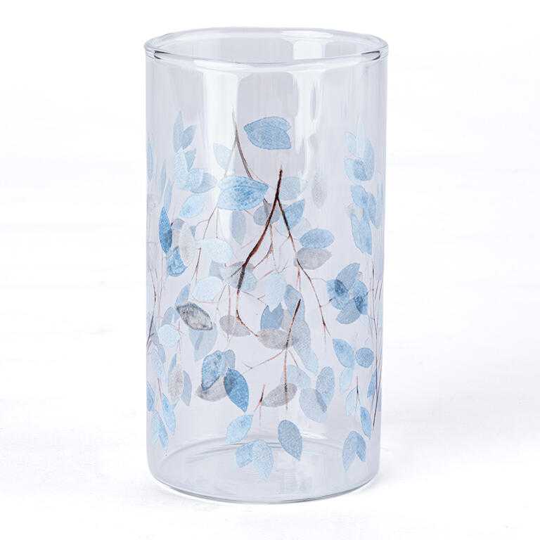 Sklenice MODRÉ KVĚTY 320 ml