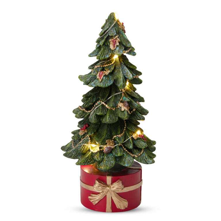 Vianočný stromček s LED svetlami 27 cm