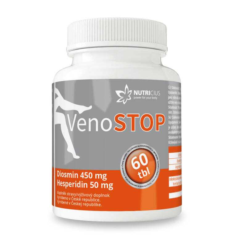 VenoSTOP - Diosmin 450 mg/Hesperedin 50 mg 60 tbl.