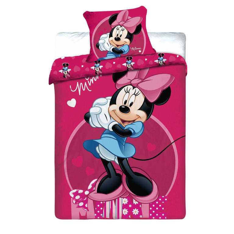 Dětské ložní povlečení Minnie růžové