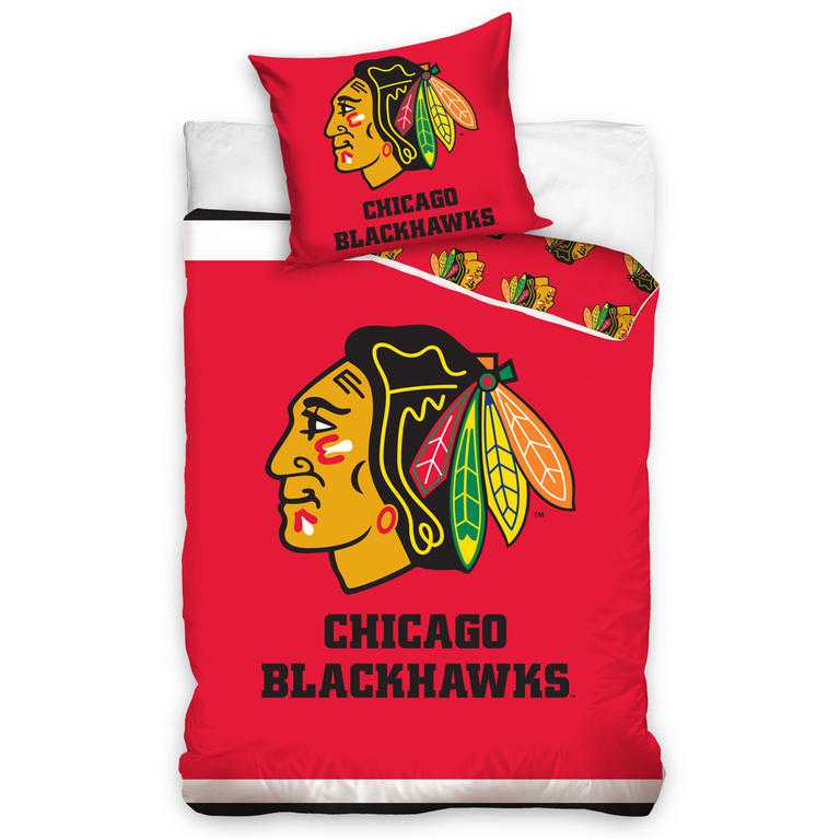 Bavlnené posteľné obliečky NHL Chicago Blackhawks