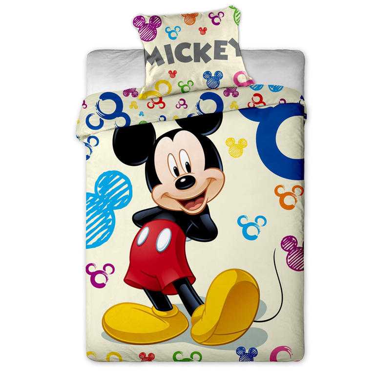 Dětské ložní povlečení Mickey Mouse colours