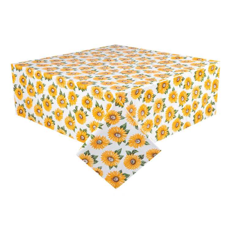 Omyvatelný PVC ubrus SLUNEČNICE 130 x 180 cm