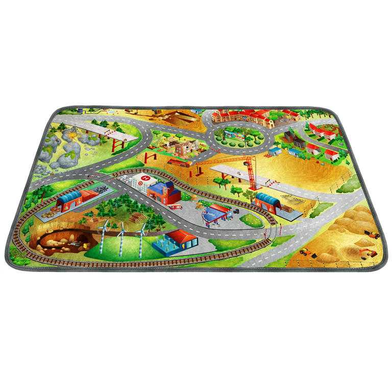Dětský kusový koberec STAVBA ultrasoft 100 x 150 cm