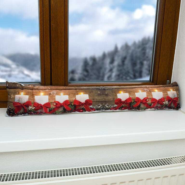 Pernă etanşare fereastră cu LED - LUMÂNĂRI