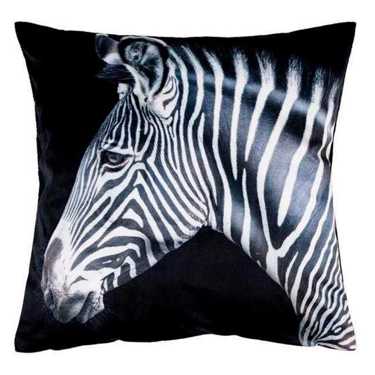 Povlak na polštářek ČERNOBÍLÁ ZEBRA 45 x 45 cm