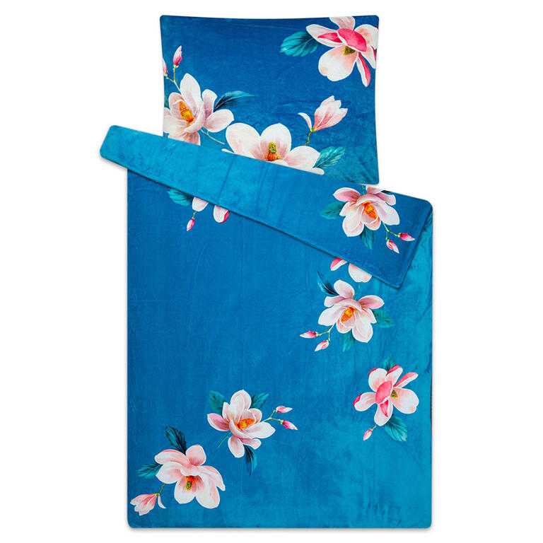 Lenjerie de pat din micropluş MAGNOLII