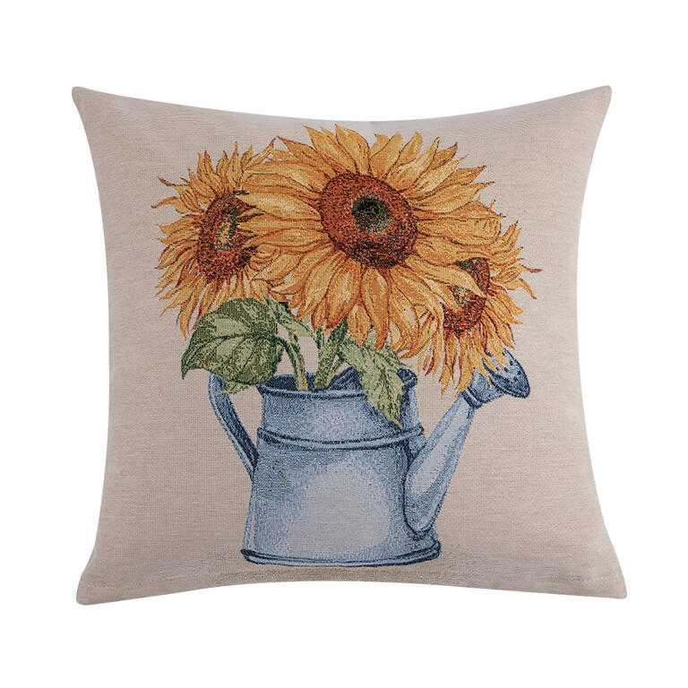 Gobelínový povlak na polštářek  SLUNEČNICE 45 x 45 cm