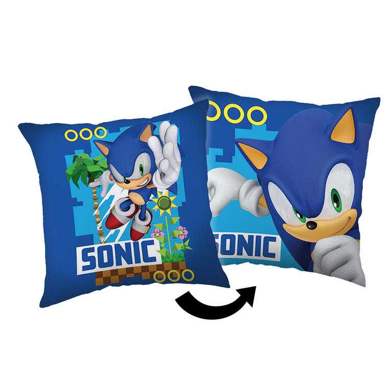 Polštářek s výplní ježek Sonic
