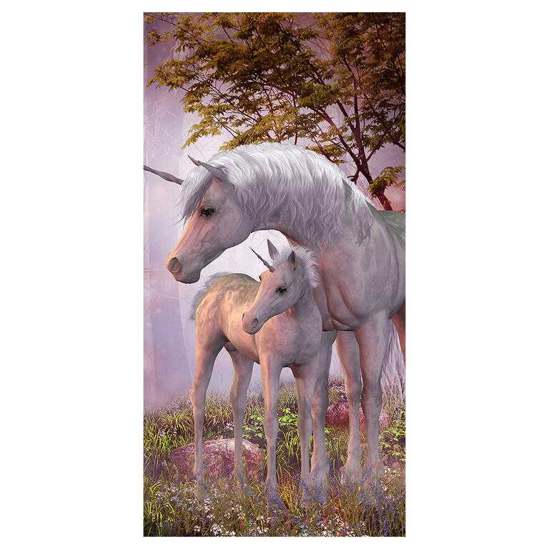 Bawełniany ręcznik plażowy JEDNOROŻEC 70 x 140 cm