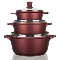 Banquet sada hrnců Gourmet Ceramia s nepřilnavým povrchem 6 ks - galerie #1