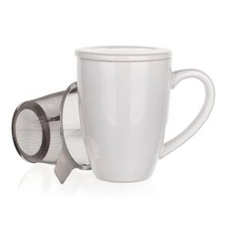 Banquet Keramický hrnek s víčkem a nerezovým sítkem BONNET 350 ml - galerie #3