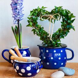 Keramická miska s uchy KRAJÁČ 700 ml modrá - galerie #1