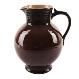 Keramický džbán 3,2 l Krajáč hnědý - galerie #1