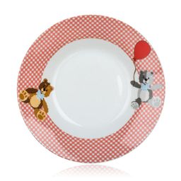 Detská jedálenská súprava Medvedíky 3 ks červená, BANQUET - galéria #2