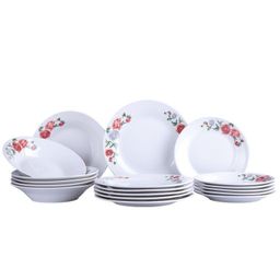 Porcelánová sada talířů PEONIA ROSE 18 ks - galerie #1