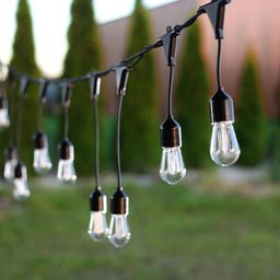 Svetelná reťaz s 10 LED podlhovastými žiarovkami 8 m - galéria #1