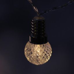 Łańcuch świetlny z 20 żarówkami LED 2,4 m - galeria #2
