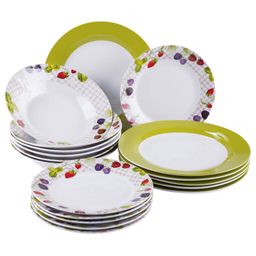 Porcelánová sada talířů MARIKA 18 ks - galerie #1