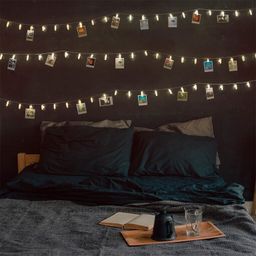 Světelný řetěz s LED kolíčky na fotografie - galerie #2