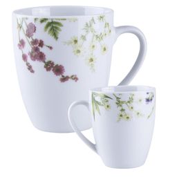 Sada porcelánových hrnků HERBAL GARDEN 380 ml 4 ks - galerie #1