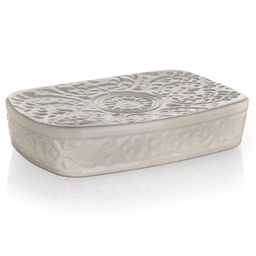 Săpunieră ceramică gri-bej - galerie #1