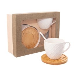 Hrnek s podšálkem a lžičkou  pro dva BAMBUS 250 ml - galerie #1