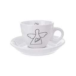 Sada hrnečků s podšálkem ANDĚL 90 ml 2 ks - galerie #2