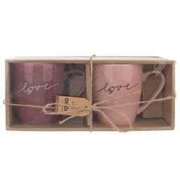 Súprava 2 ks hrnčekov LOVE 380 ml - galéria #1