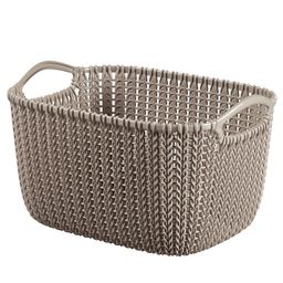 Coş dreptunghiular KNIT, maro - galerie #1