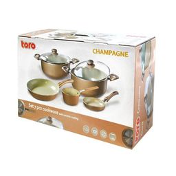 Set de cratiţe ceramice CHAMPAGNE, 7 piese - galerie #6