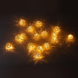Světelný řetěz KOULE 16 LED, 3 m - galerie #1