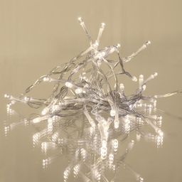 Světelný řetěz teplé bílé světlo, 50 LED, 5 + 0,3 m - galerie #1