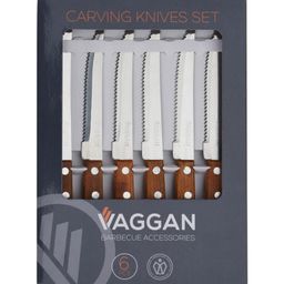 Set 6 cuţite de friptură VAGGAN BBQ EXCELLENT - galerie #1