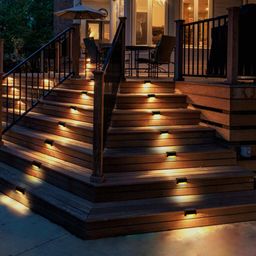 Solární LED světlo na schody či zábradlí, sada 8 ks - galerie #2