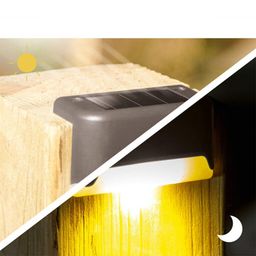 Solární LED světlo na schody či zábradlí, sada 8 ks - galerie #3